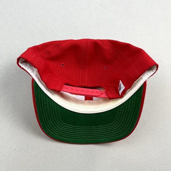 Vintage Iowa State University Hat Cap Snapback Red The Game Cyclones Adjustable - Picture 4 of 7